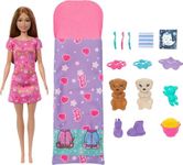 Barbie Doll & Playset with 2 Toy Do