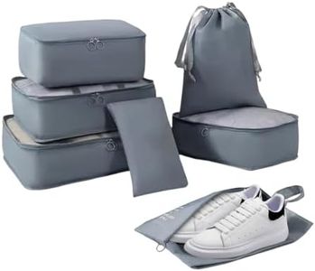 Práctico juego de organizador de maletas. La caja se enrolla alrededor de diez unidades. Juego de bolsas organizadoras de viaje – Orden ideal para tus utensilios de viaje
