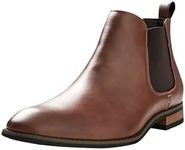 RIVERS - Mens - Boots Winter - Chelsea/Riding Boot Black - Casual Footwear - Pointed Toe - Low Heel - Brown - Boxo - Work Shoes Everyday Office Wear