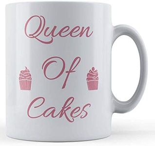 Funny Mug Tazza Divertente per Torte e Panettiere Queen of Cakes di Father Fox