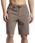 Jockey SP26 Men's Super Combed Cotton Rich Shorts with StayFresh Treatment_Dark Khaki_M