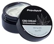 Provitavit CBD Cream - 300 mg CBD per 50 ml - with CBD and Essential Oils - Ease and Soothe Tired and Aching Muscles and Joints - Moisturises Skin