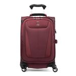 Travelpro Maxlite 5 Softside 2pc Set Expandable Carry On Luggage with 4 Spinner Wheels/Soft Underseat Tote, Lightweight Suitcase, Men and Women, Burgundy, Compact Carry-on 20-Inch, Maxlite 5 Softside