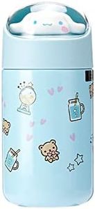 POYIPI Cute Water Bottle Stainless Steel Water Bottle Double-walled Vacuum Insulated Water Bottle Adorable Cup Coffee Travel Mug | Keeps Beverages Hot or Cold | BPA Free