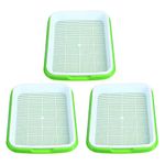 Homend Seed Sprouter Tray, Seed Germination Tray BPA Free Nursery Tray for Seedling Planting Great for for Garden Home Office (3)