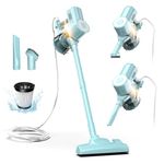 Roomie Tec Corded Stick Vacuum Cleaner - 450W, Lightweight 2 in 1 Handheld with Powerful Suction, Bagless HEPA Filter, Large Dust Capacity, 20ft Cable - Ideal for Floors, Dorm Room, & Home Cleaning