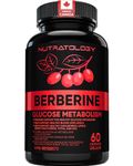 Nutratology® Berberine Supplement | Canadian-Made | Max Potency 500MG Per Capsule - Supports Glucose Metabolism & Healthy Blood Sugar Levels Through Efficient Metabolism Of Sugar & Fats - 60 Capsules