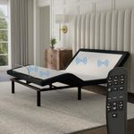 Blissful Nights e4 Queen Adjustable Bed Base Frame with Massage, Anti-Snore, Zero Gravity, Dual USB Charging, Under Bed Nightlight, Wireless Remote Head and Foot Incline and No Tools Required Assembly