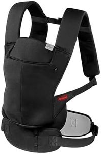 Chicco SnugSupport 4-in-1 Infant Carrier, Front and Back Carry Positions, Infant Backpack, Baby Carrier Newborn to Toddler, for Infants 7.5-33 lbs. | Black/Black