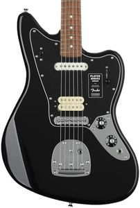 Fender Player Jaguar Electric Guitar, Black, Pau Ferro Fingerboard