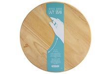 apollo The HOUSEWARES Brand 4122 Apollo 35 cm Rubber Wood Lazy Susan