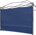 NINAT Canopy Sunwall Sidewall Gazebos Tent Waterproof for 10x10ft Pop up Canopy Straight Leg Gazebos Outdoor Instant Canopies 1 Pcs Navy Blue Canopy Sidewall Only