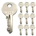 5P8500 Cat Keys, 10 Pack Ignition Keys for Caterpillar Heavy Equipment (455)