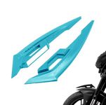 Vagary Wing Side Helmet Spoiler Aerodynamic Wing Dynamic Helmet Accessories, Helmet Punks, Helmet Wings (Sky Blue)