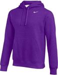 Nike Womens Pullover Fleece Hoodie (Purple, Small)