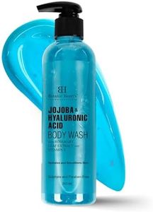 Botanic Hearth Jojoba & Hyaluronic Acid Body Wash with Sea Butter & Sweet Almond Oil | Moisturizing Body Wash Shower Gel for Softer, Smoother Skin | Sulfate & Paraben Free | for Women & Men | 245ml