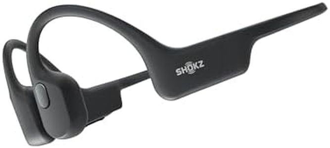 SHOKZ OpenRun Casque à Conduction osseuse, écouteurs Bluetooth Oreilles Libres pour Le Sport avec Micro, Casque sans Fil étanche IP67, 8 Heures d'autonomie, USB-C, Bandeau de Sport, Comet Grey