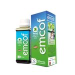 Emcof Herbal Cough Syrup | Clinically Tested Formula Fast-acting Relief For Dry & Wet Cough | Formulated With Natural Ingredients Like Tulsi, Ginger, And Honey | Non-drowsy, Alcohol-free - 100ml Pack