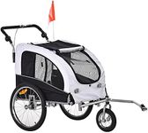 Aosom Dog Bike Trailer 2-in-1 Pet S