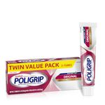 Poli-grip Super Denture Adhesive Cream - 2.4 oz (68 g) Twin Pack