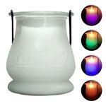 Coleman Color Changing LED Citronella Outdoor Scented Candle Boxed - 8 oz