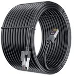 FEDUS 100 Meter High Speed RJ45 cat6 Ethernet Patch Cable LAN Cable Internet Network Computer Cable Cord High Speed Gigabit Category UTP Wires For PC, Modem, Router, LAN ADSL – BLACK 100 Meter