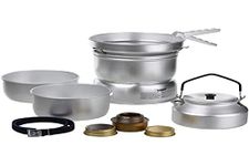 Trangia 27 Cookset With Kettle & Spirit Burner,Silver