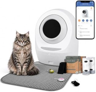 Casa Leo Automatic Self Cleaning Cat Litter Box Bundle with App Control