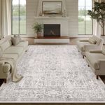 PureCozy Gray Area Rug 8x10 Machine