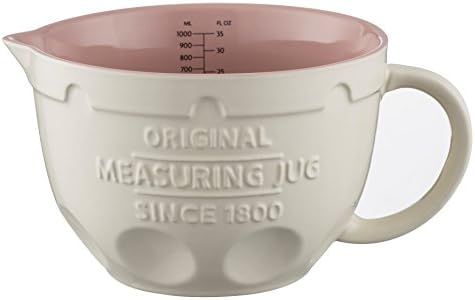 Mason Cash 2008.185 Innovative Kitchen Stoneware Measuring Jug, White 1L 28495