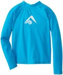 Kanu Surf Boys' Platinum Rashguard, Blue, 8