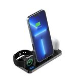 UNIGEN UNIDOCK 100 23W 3 in 1 Foldable Charging Station for Multiple Devices Compatible with iPhones/Airpods/Apple Watches