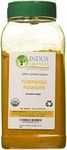 Indus Organics Turmeric (Curcumin) Powder, 1 Lb Jar Premium Grade, High Purity, Freshly Packed