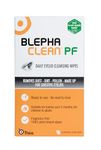 Blephaclean PF Daily Eyelid Wipes - Gentle Eyelid Cleansing for the Eyelids and Skin Around the Eyes | Suitable for Babies (over 3 months old), Children and Adults | 20 Sterile Plastic-Free Wipes