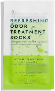 VOESH Treatment Socks, Odor Relief Socks, Foot Care, At-Home Foot Care, Best Socks for Stinky Feet, Foot Odor Relief, Refreshing Socks