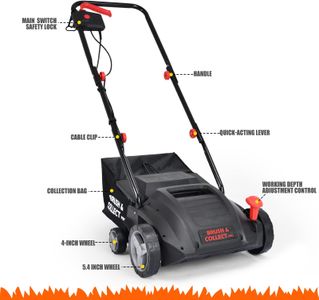 Artificial Grass Power Brush – Electric Lawn Sweeper for Turf Cleaning