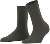 FALKE Women's Cozy Wool Socks, Military - 7826, Green, M-L