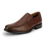 Dockers Mens Greer Dress Run Off Loafer Shoe, Brown, 11 W