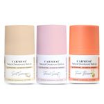 Carmesi Natural Underarm Roll On Deodorant Combo For Women | 95% Natural + 5% Essential Ingredients | Fresh Underarms | No Alcohol & Aluminium | Sweet Summer, Floral Sunset, Fresh Blossom (3 x 50 ml)