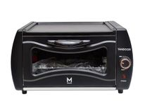 MGM UK- Tandoor Oven Mini Pizza Chapati Roti Lahmacun Manakish Naan Bread Maker Electric Tandoori Takeaway Kitchen Appliance Top Plate Aluminium Glass