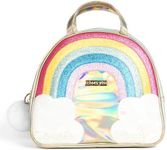 Glimmer Wish Unicorn Rainbow Selfcare Keepall Weekender Bag for Self-Care Products and Essentials, Carry-On Overnight Travel Bags for Teens & Girls 12 x 8.5 x 10.2 in