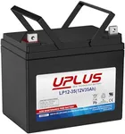 UPLUS LP12-35 12 Volt 35Ah Deep Cycle AGM Battery, LP12-35 SLA Battery Rechargeable Batteries, Replace for Scooter Pride Mobility Jazzy Select Electric Wheelchair