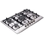 Deli-kit 30 inch Gas Cooktops NG/LPG Sealed 5 Burners Gas Cooktop Drop-In Stainless Steel Gas Hob DK257-A02 Gas Cooktop