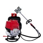 BALWAAN Krishi BX-35B Brush Cutter 35CC 4 Stroke Back Pack Crop Cutter Machine with Tiller Attachment, 3T Blade | Grass Trimming | Lawn Trimming | Farm Weeding | Weeding in Fruits & Vegetables