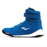 Everlast Pro Elite High Top Boxing Shoes - Blue - Size 7