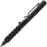 GPCA - GP 1945 Bolt Action Pen PRO, EDC Pen Multitool with Rescue Whistle, Survival Gear for Camping and Roadtrip, Measurement on grip, Aluminum, Jet Black