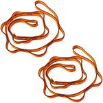 CAPARK 53 Inches Nylon Daisy Chains Rope Climbing Lanyard Straps Looped Strong Slings 23 kN Aerial Yoga Webbing