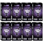 NOTTY BOY Overtime Extra Delay Condoms For Men -Pack Of 8, 80 Pieces | Longer Duration, Long Lasting | Performance Enhancing and Standard Fit, Natural Rubber Latex