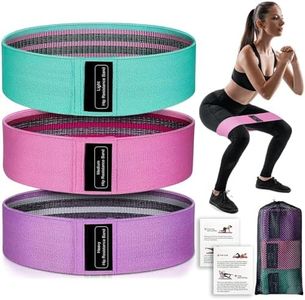 Resistance Bands, Exercise Workout Bands for Women and Men, 3 Set of Stretch Bands for Booty Legs, Arms, Shoulders, Abdomen, HIPS, Pilates Flexbands