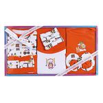 EIO Baby's Cotton New Born Baby Clothing Gift Set -13 Pieces (Orange)